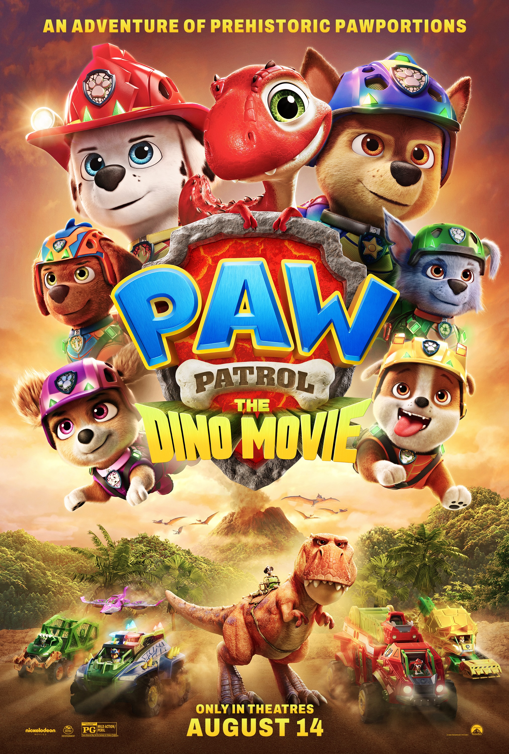 Paw Patrol: The Dino Movie poster